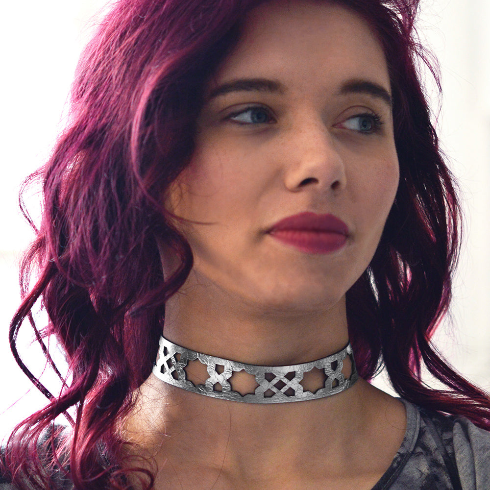 Azulejo Leather Chokers