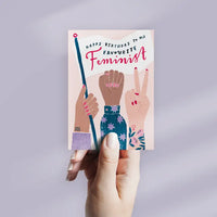 Happy Birthday to my Favourite Feminst Greetings Card