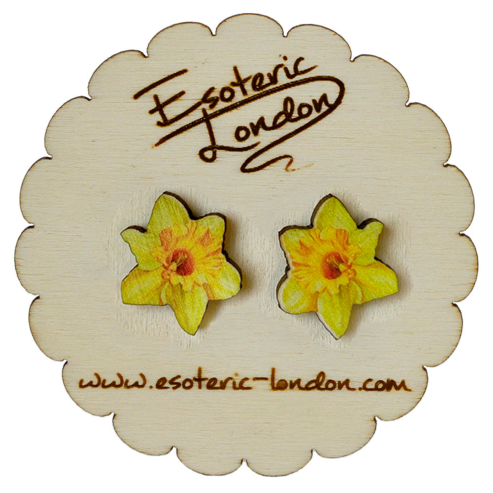 Flower stud earrings
