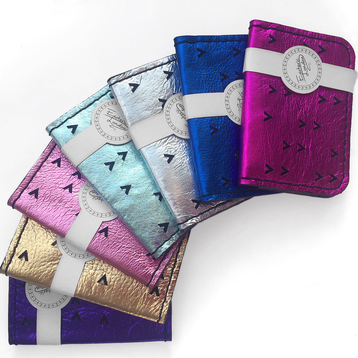 Laser Cut Chevrons Folding Wallets