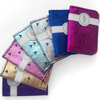 Laser Cut Chevrons Folding Wallets