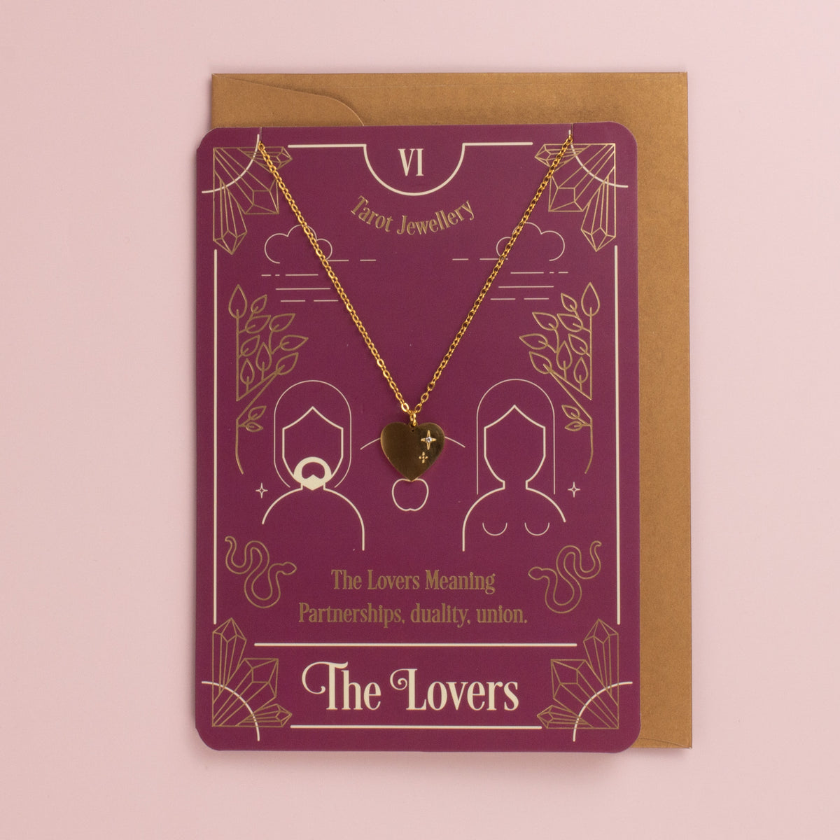 Greetings Card - The Lovers