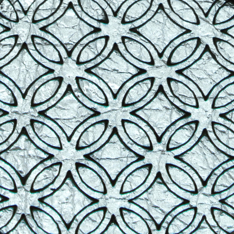 Leather Inlay Necklace - Triangle