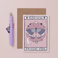 Greetings Card - Beautiful Birthday Vibes