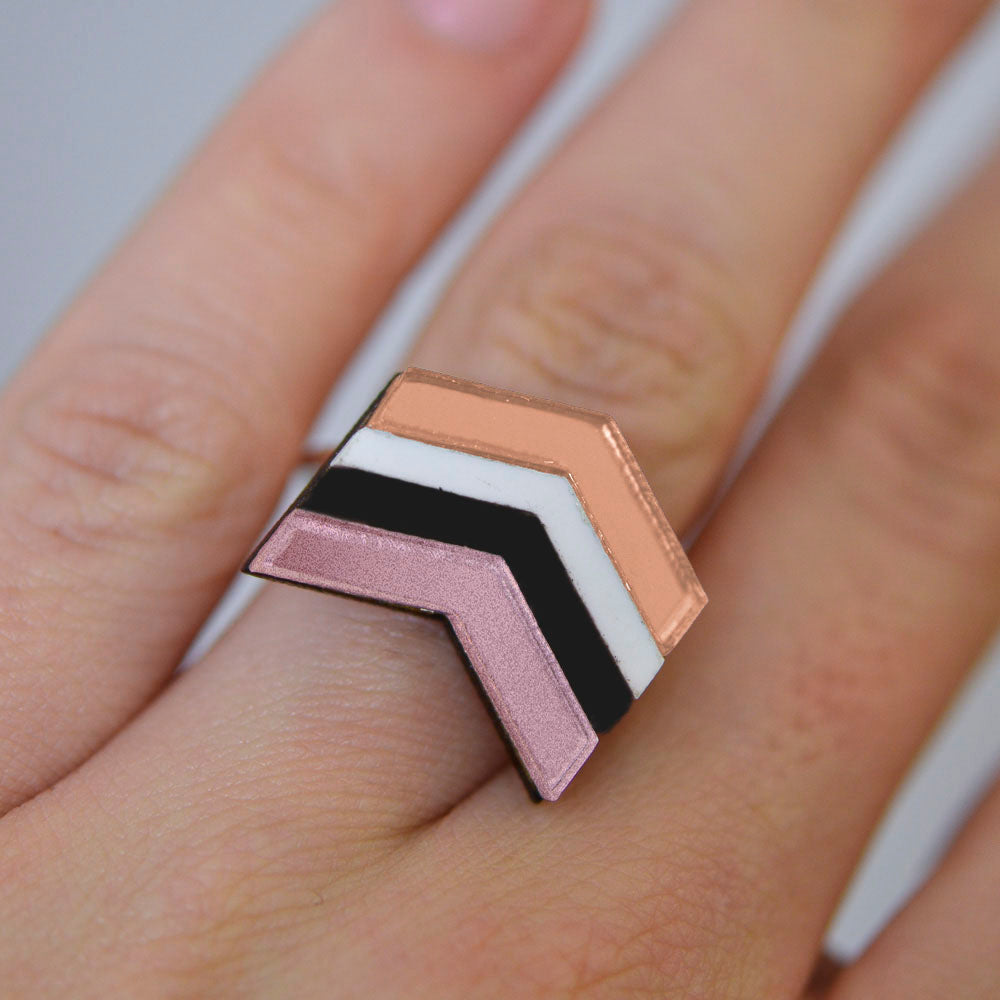 Chevron Rings