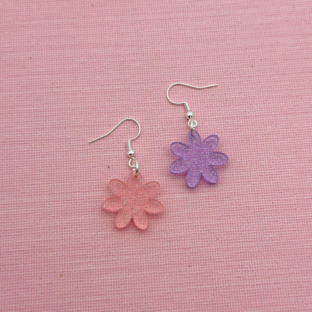 Glitter Mini Charm Dangle Earrings *SAMPLE*