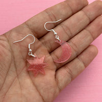 Glitter Mini Charm Dangle Earrings *SAMPLE*