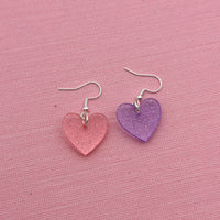 Glitter Mini Charm Dangle Earrings *SAMPLE*