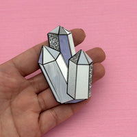 Faceted Crystal Brooch *SAMPLE*