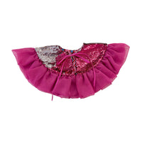 Pink Sequin Ruffle Cape *SAMPLE*