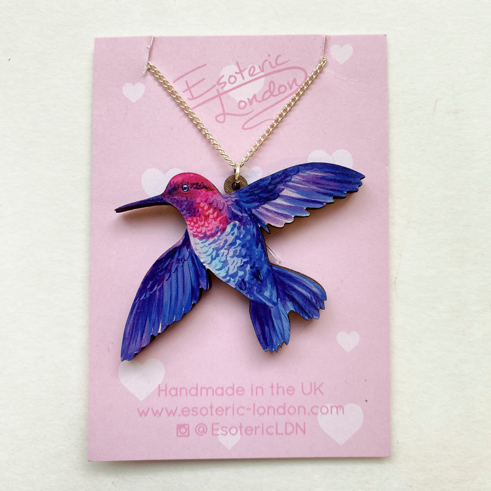 Hummingbird Pendant Necklace