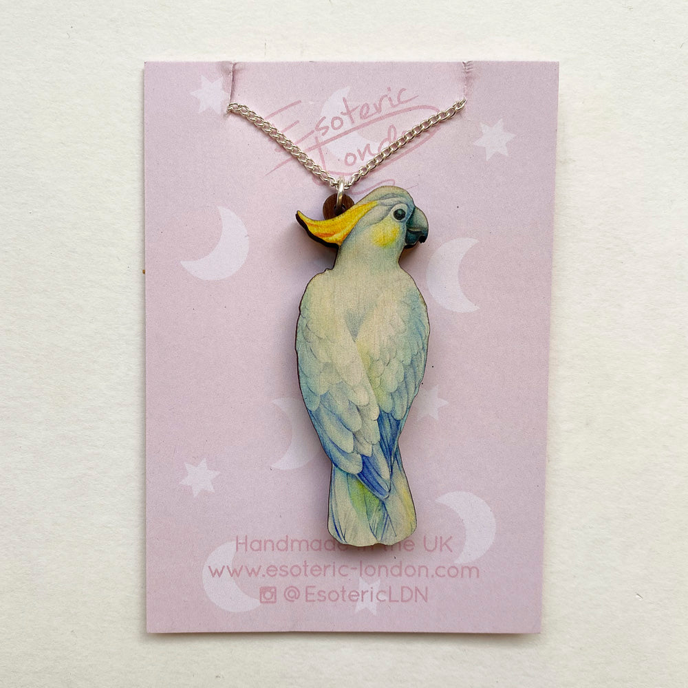 Cockatiel Pendant Necklace