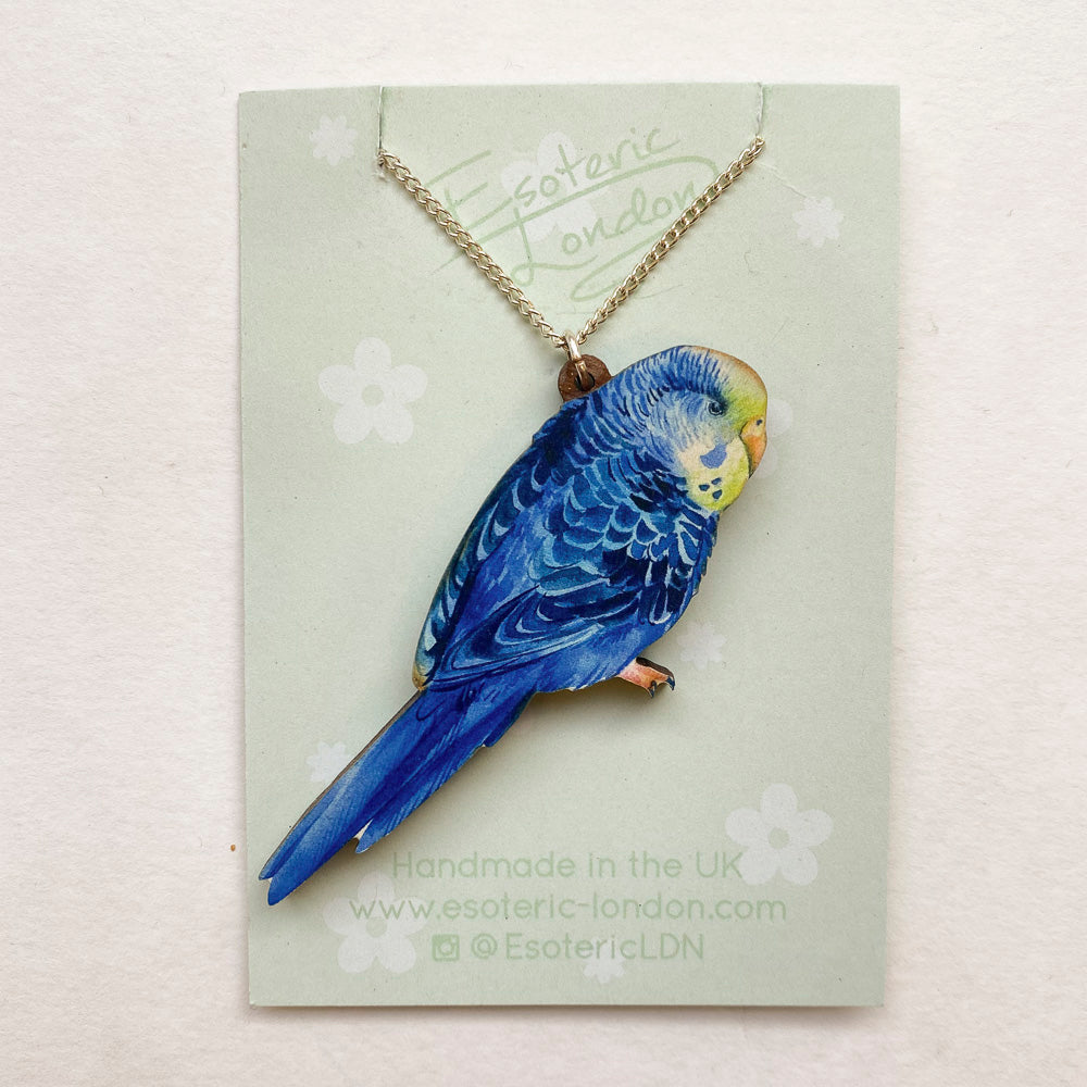 Budgie Pendant Necklace