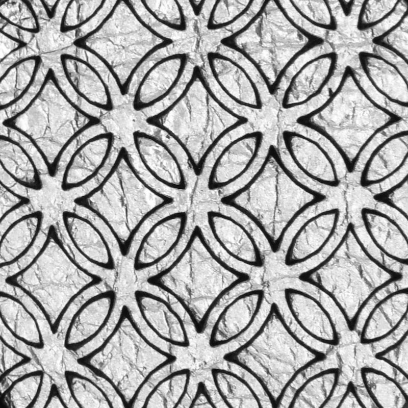 Leather Inlay Necklace - Triangle