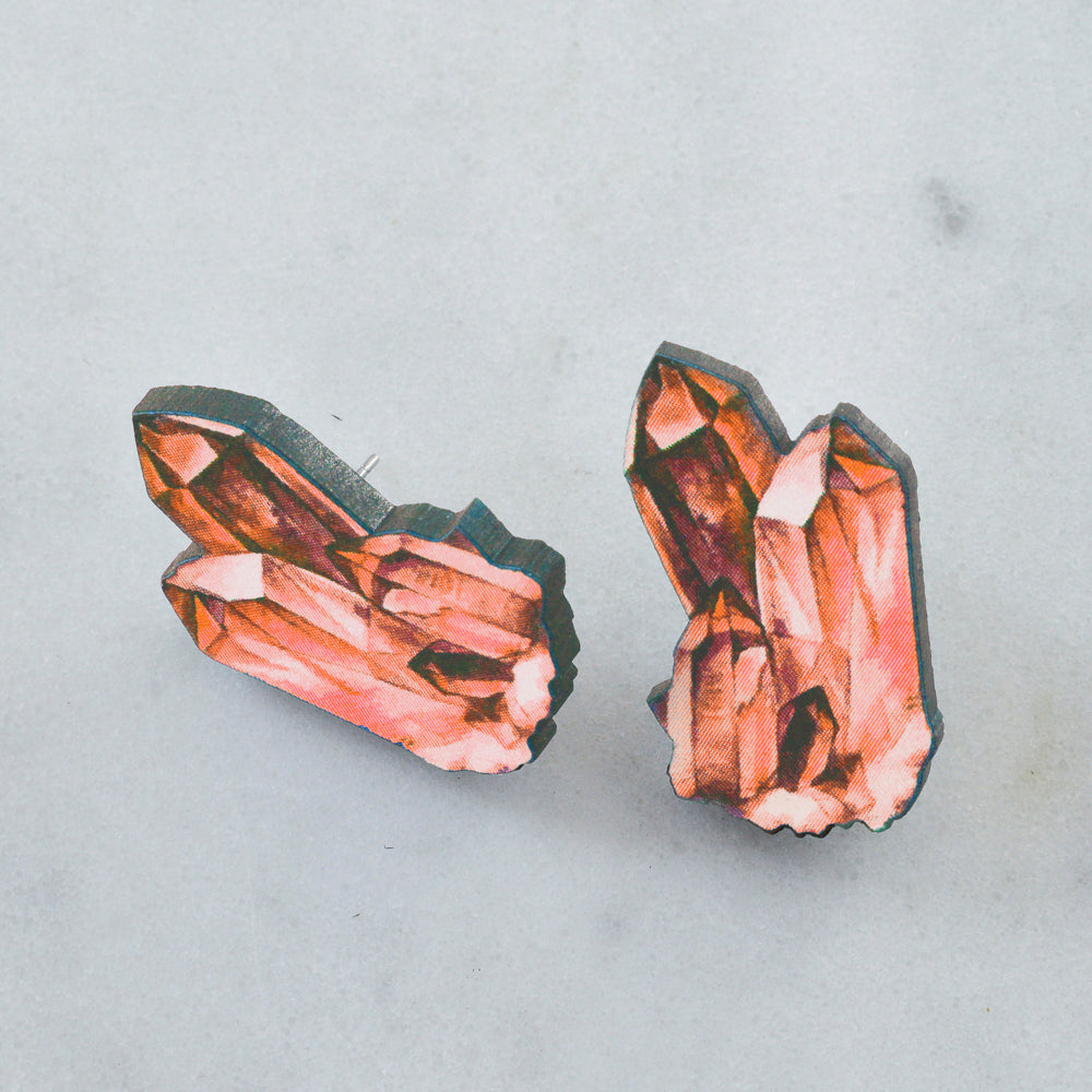 Watercolour Crystal Earrings