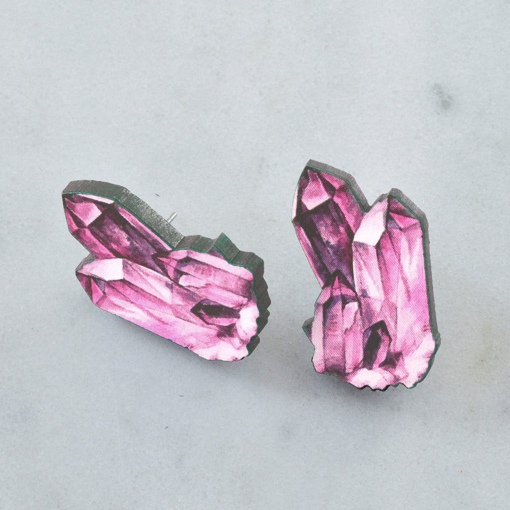 Watercolour Crystal Earrings