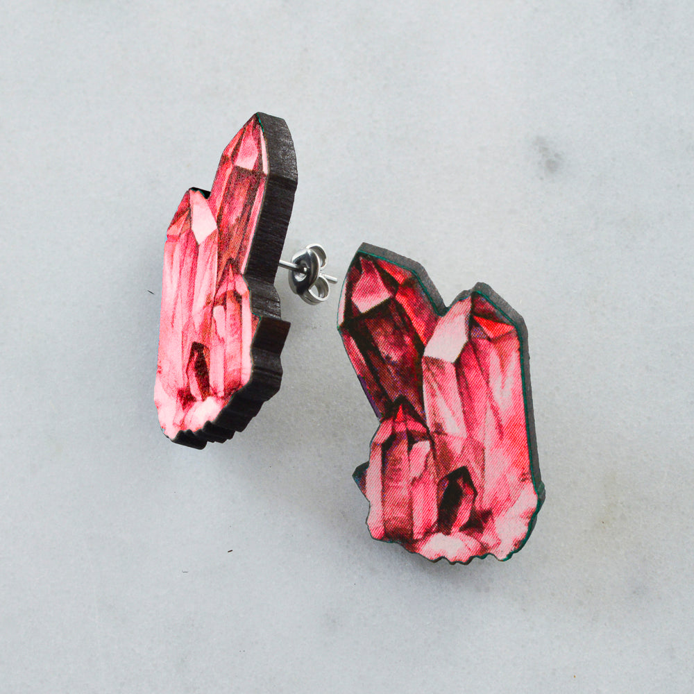 Watercolour Crystal Earrings