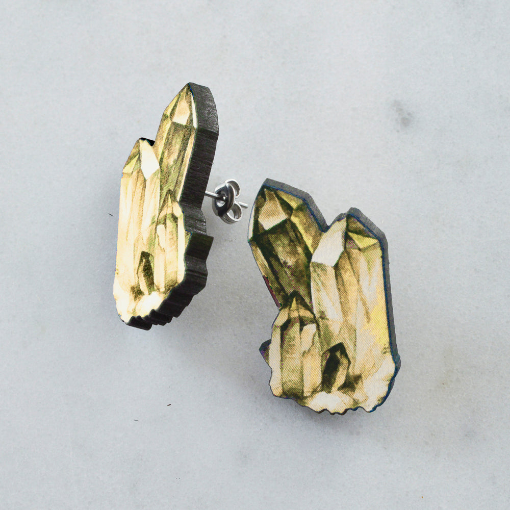 Watercolour Crystal Earrings