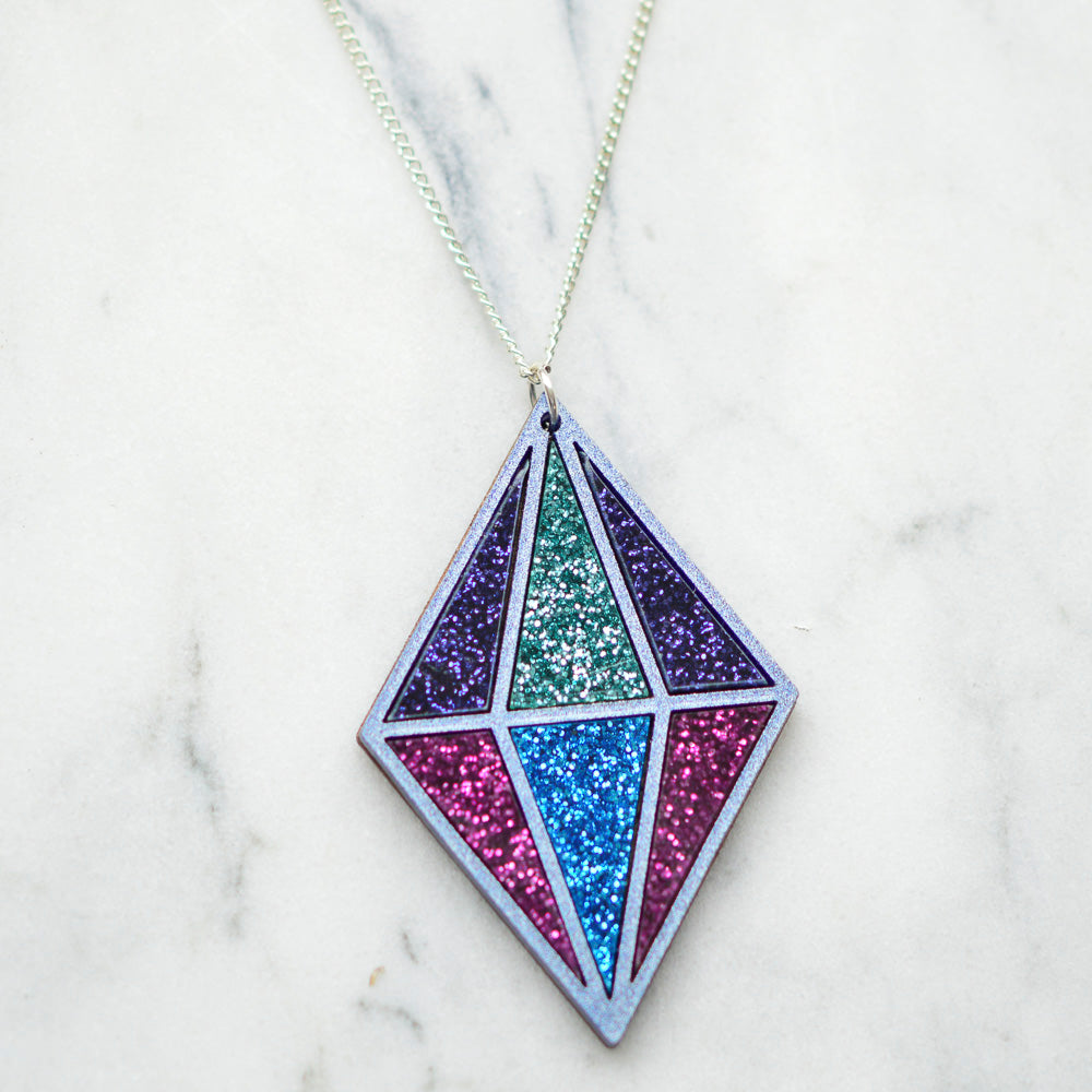 Glitter Seren Necklaces