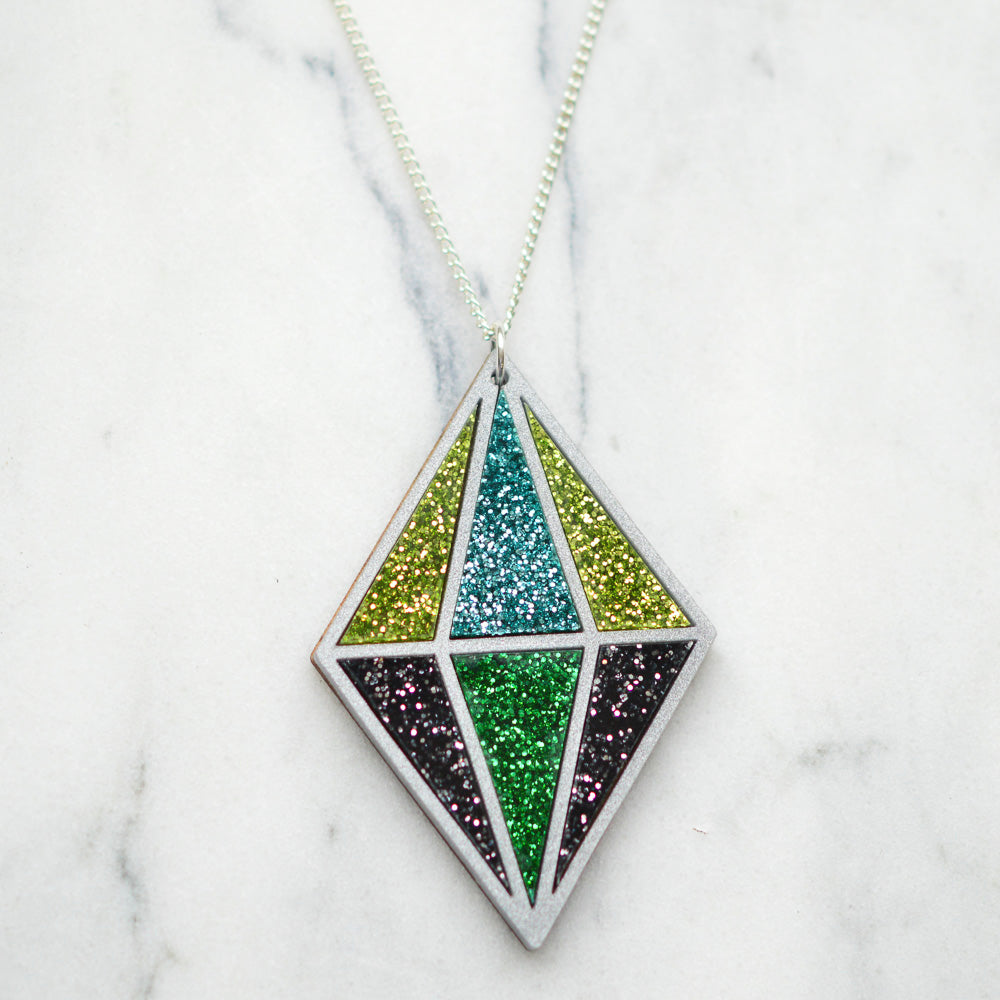 Glitter Seren Necklaces
